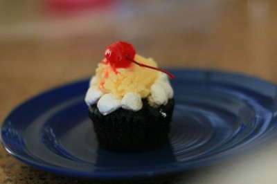 with a cherry on top