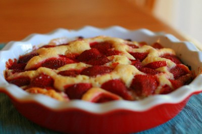 Strawberry cake There is good in life.